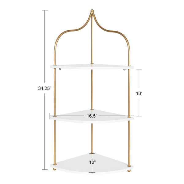 Kate & Laurel Walters Corner Shelf
