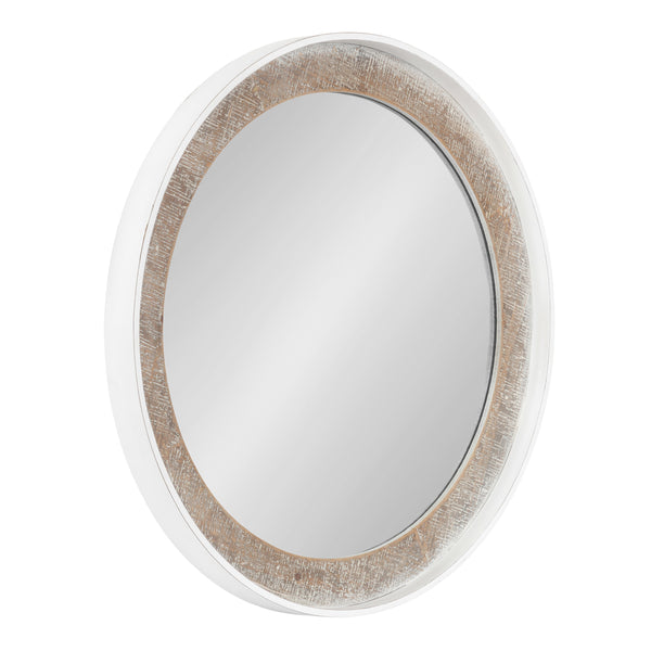kate & laurel Warbrook Round Wall Mirror