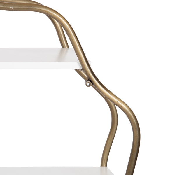 Kate & Laurel Wavella Tiered Wall Shelf