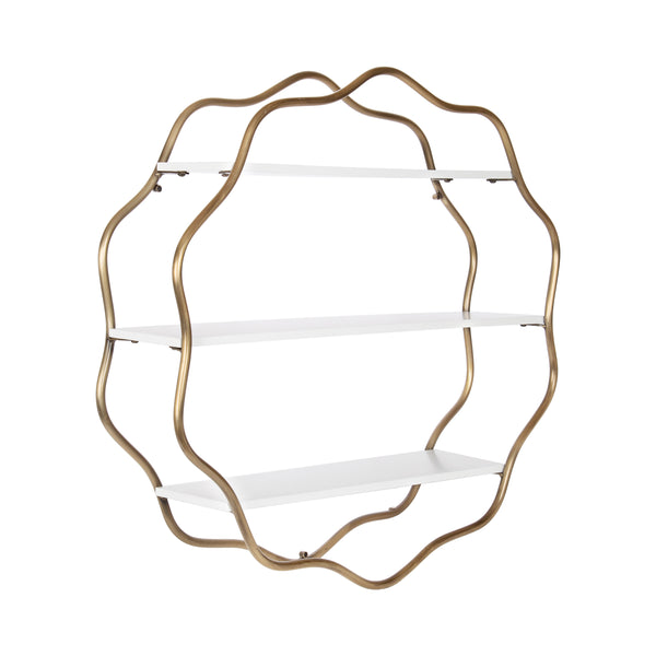 kate & laurel Wavella Tiered Wall Shelf