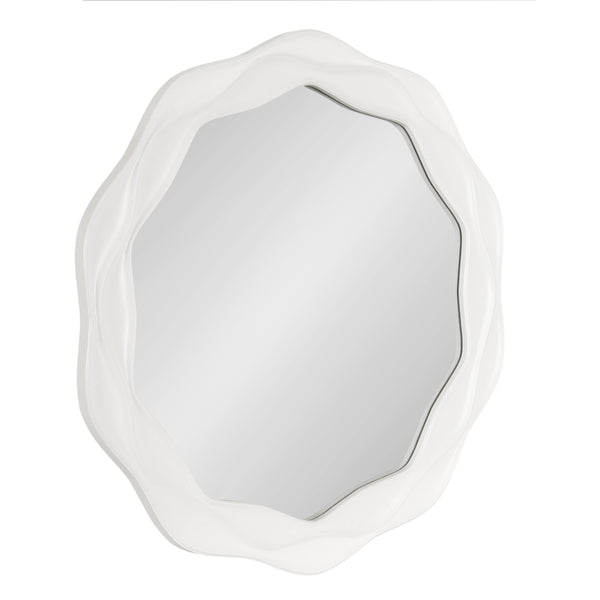 kate & laurel Wavern Round Wavy Mirror