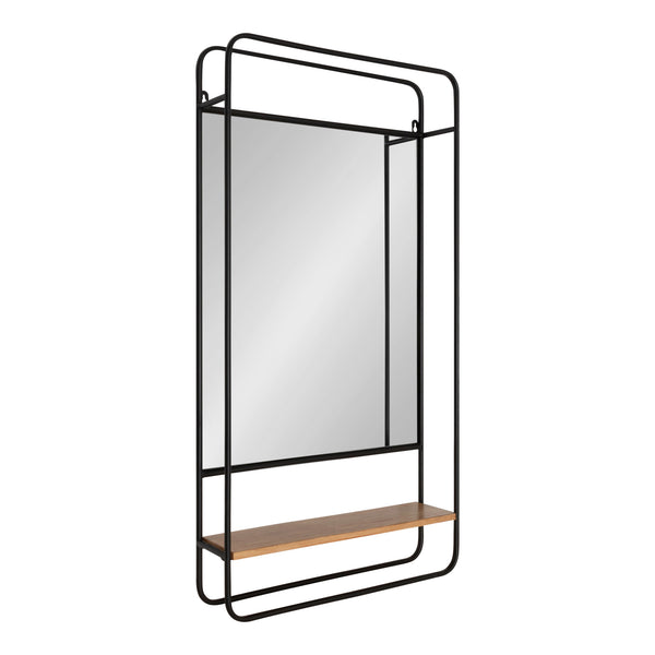 kate & laurel Webber Wall Mirror with Shelf