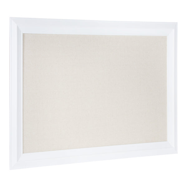kate & laurel Whitley Framed Linen Fabric Pinboard