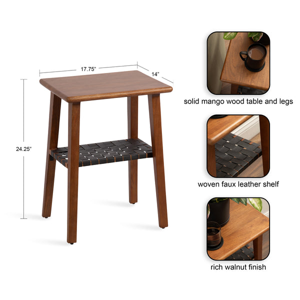 Kate & Laurel Woebeck Rectangle Side Table