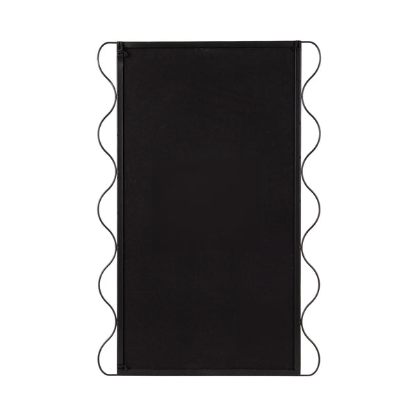 Kate & Laurel Wriggle Wavy Wall Mirror Metal