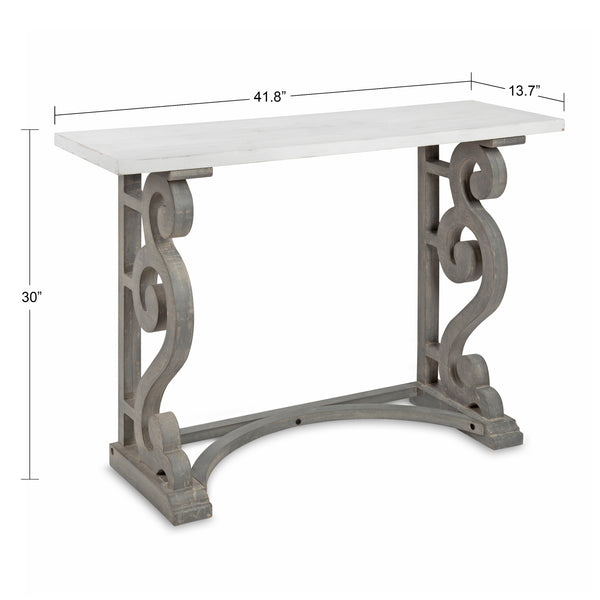 Kate & Laurel Wyldwood Wood Console Table