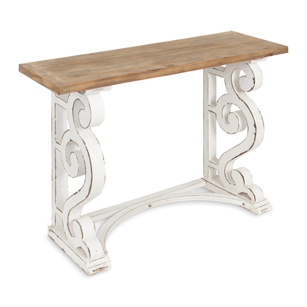 kate & laurel Wyldwood Wood Console Table