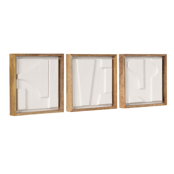 kate & laurel Yukiah Plaque Wall Art Set