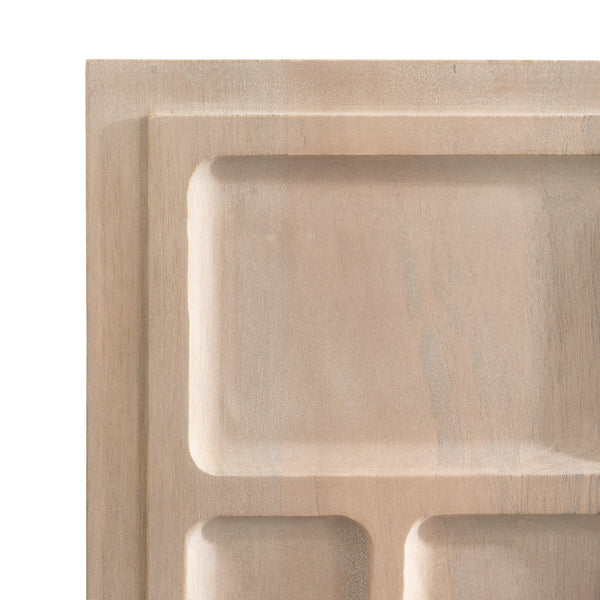 Kate & Laurel Yuvan Wood Carved Art Plaque