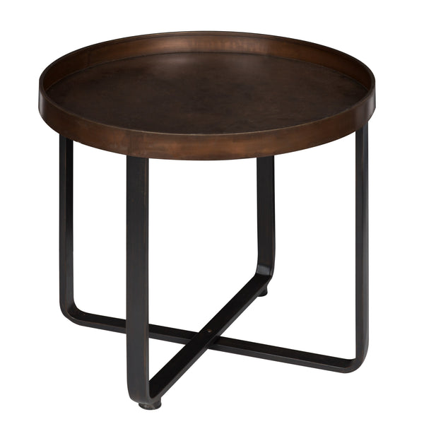Kate & Laurel Zabel Round Metal End Table