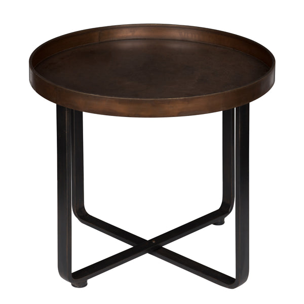 Kate & Laurel Zabel Round Metal End Table