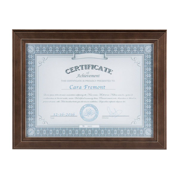 Kate & Laurel Kieva 8.5x11 Wood Document Frame Set Of 6