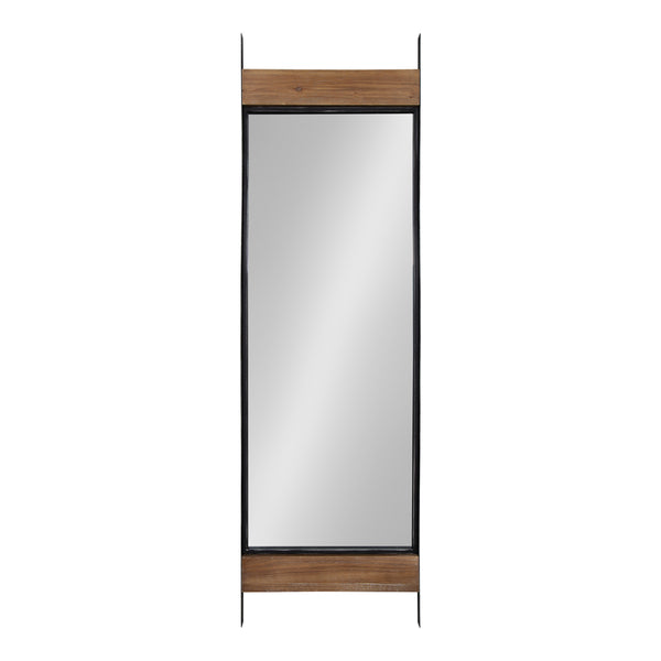 Kate & Laurel Kincaid Wood And Metal Full Length Leaner Mirror