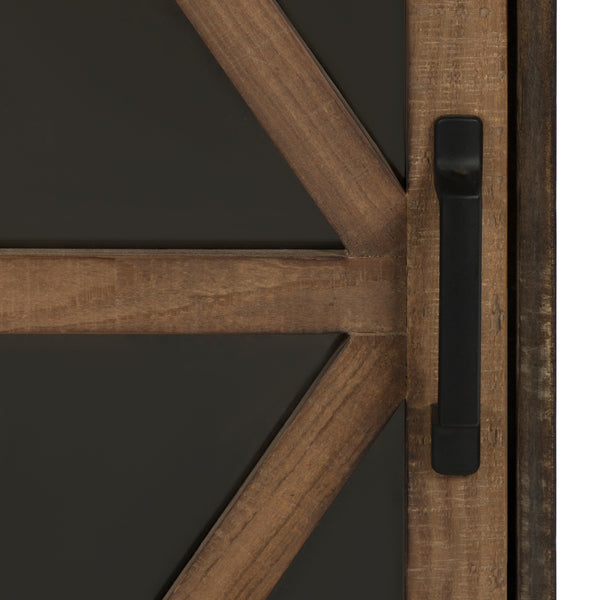 Kate & Laurel Mace Decorative Rustic Floating Storage Cabinet