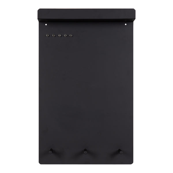 Kate & Laurel Mezzo Magnetic Wall Organizer With Hooks