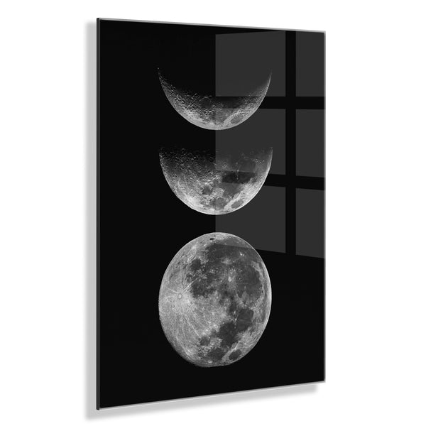 kate & laurel Mod Moon It’s Just a Phase Floating Acrylic Art by The Creative Bunch Studio
