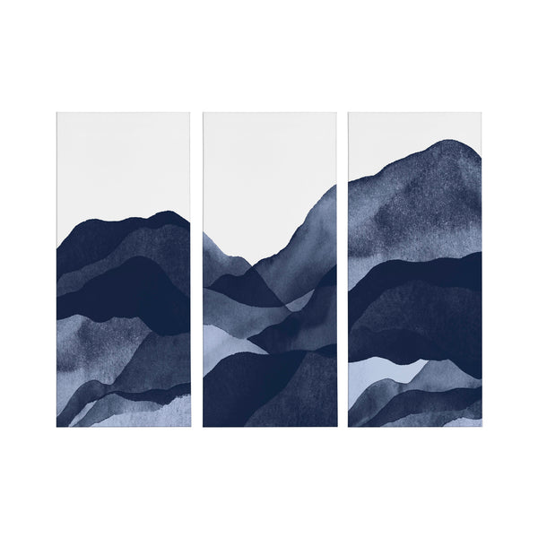 Kate & Laurel Mountain Range Canvas Wall Art Set By Amy Lighthall
