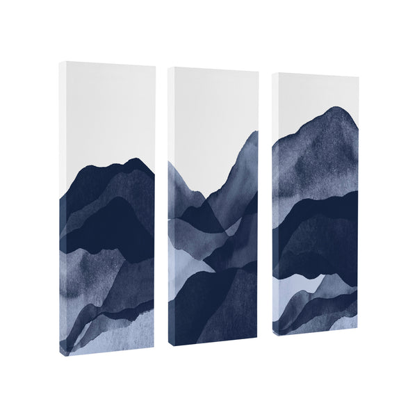 kate & laurel Mountain Range Canvas Wall Art Set by Amy Lighthall