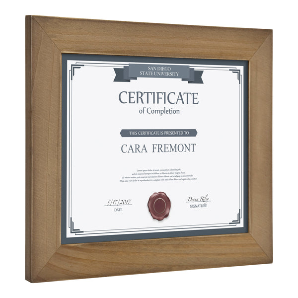 Kate & Laurel Museum 8.5x11 Wood Picture Frame Set Of 4