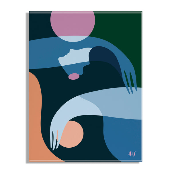 Kate & Laurel Self Love No 2 Floating Acrylic Art By Maggie Stephenson