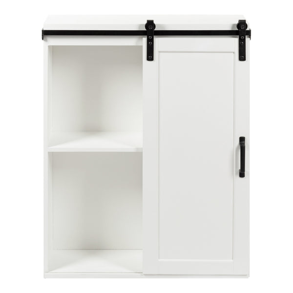 Kate & Laurel Skylan Decorative Sliding Door Wall Cabinet