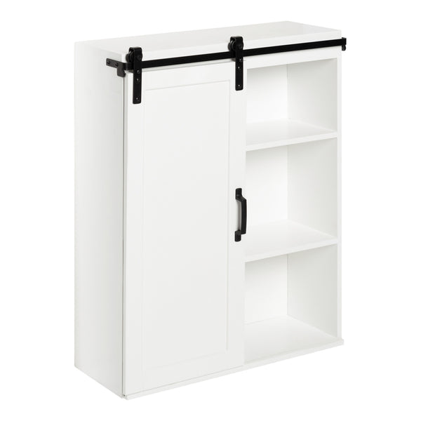 kate & laurel Skylan Decorative Sliding Door Wall Cabinet