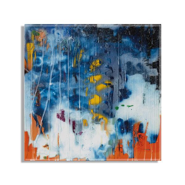 Kate & Laurel Summer Sky Floating Acrylic Art By Grant Mahr