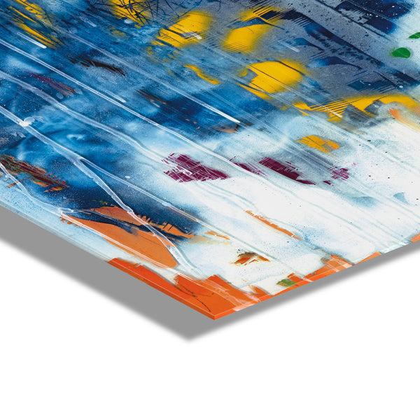 Kate & Laurel Summer Sky Floating Acrylic Art By Grant Mahr