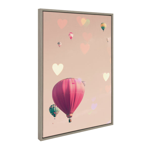 Kate & Laurel Sylvie A Little Patience Framed Canvas By Caroline Mint