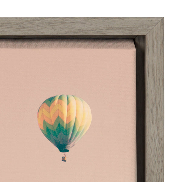 Kate & Laurel Sylvie A Little Patience Framed Canvas By Caroline Mint