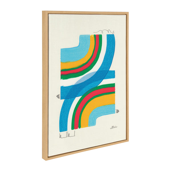 Kate & Laurel Sylvie A Plan For Myself Framed Canvas By Amber Vittoria