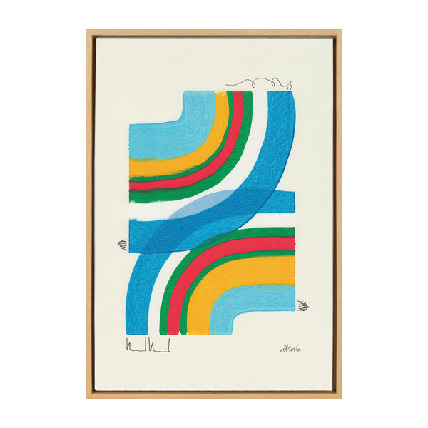 Kate & Laurel Sylvie A Plan For Myself Framed Canvas By Amber Vittoria