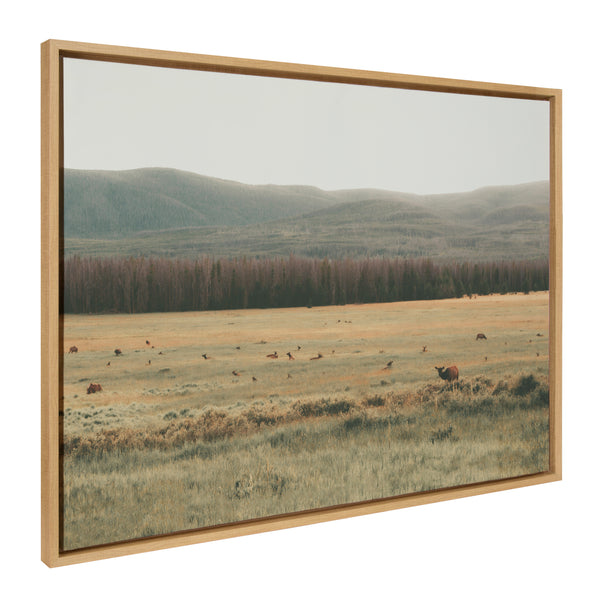kate & laurel Sylvie AA On The Range Framed Canvas by Alicia Abla