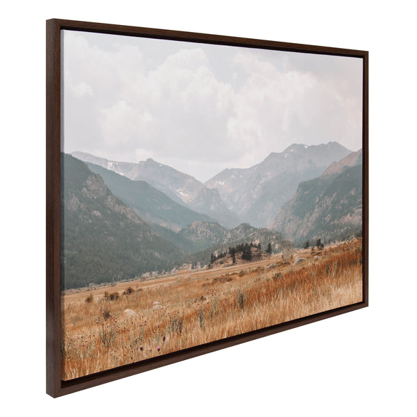 Kate & Laurel Sylvie AA Wanderings Framed Canvas By Alicia Abla