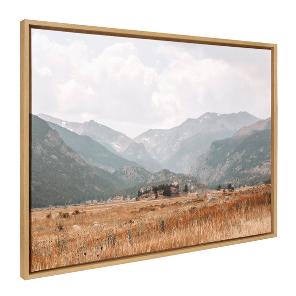 kate & laurel Sylvie AA Wanderings Framed Canvas by Alicia Abla