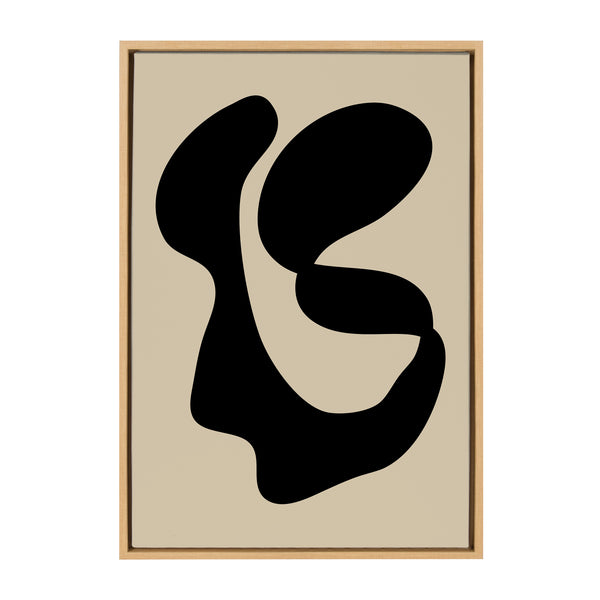kate & laurel Sylvie Abstract 10 Framed Canvas by Apricot and Birch