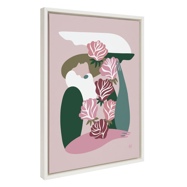 Kate & Laurel Sylvie Abstract Figure 4 Framed Canvas By Maggie Stephenson