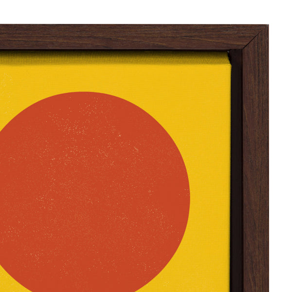 Kate & Laurel Sylvie Abstract Plant Framed Canvas By Amber Leaders Designs