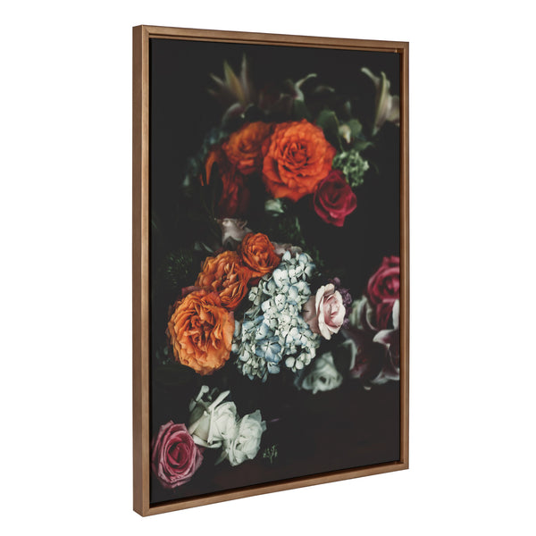 Kate & Laurel Sylvie Abundance Framed Canvas By Alicia Abla