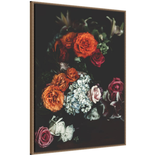 kate & laurel Sylvie Abundance Framed Canvas by Alicia Abla