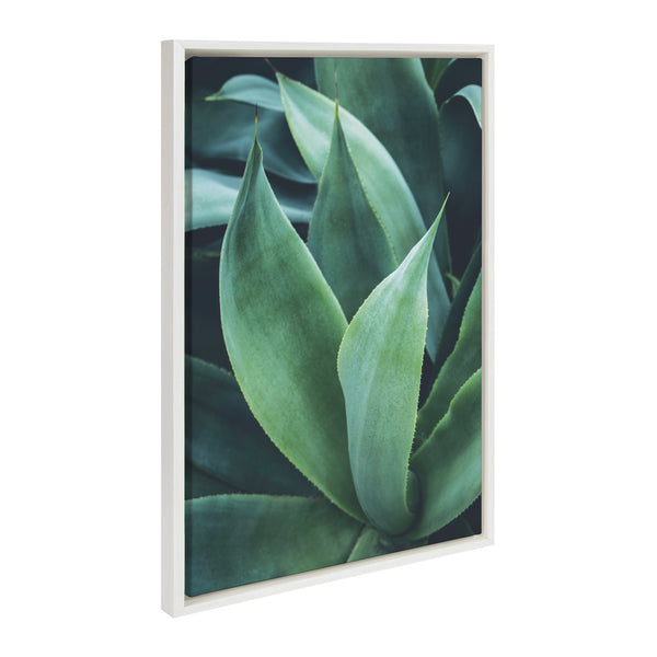Kate & Laurel Sylvie Agave II Framed Canvas By F2 Images
