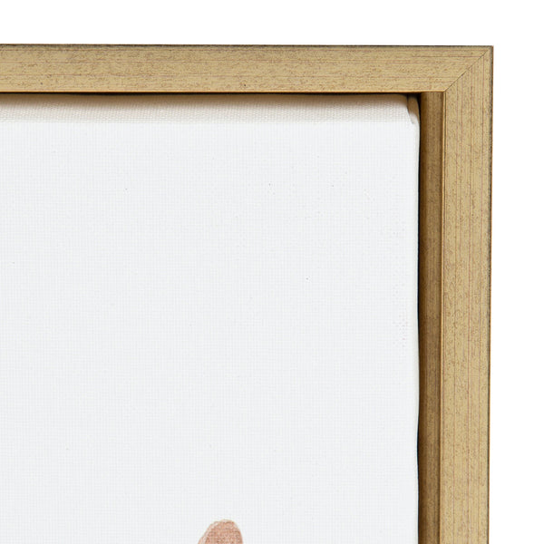 Kate & Laurel Sylvie Alpacas Framed Canvas Art By Cat Coquillette