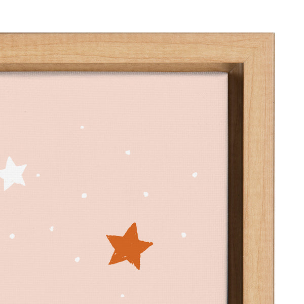 Kate & Laurel Sylvie Always Tired Club Framed Canvas By DuchessPlum