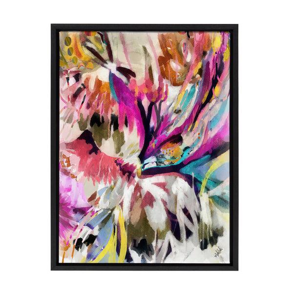 Kate & Laurel Sylvie Amaze Framed Canvas By Inkheart Designs
