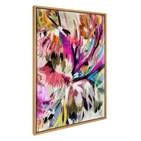 kate & laurel Sylvie Amaze Framed Canvas by Inkheart Designs
