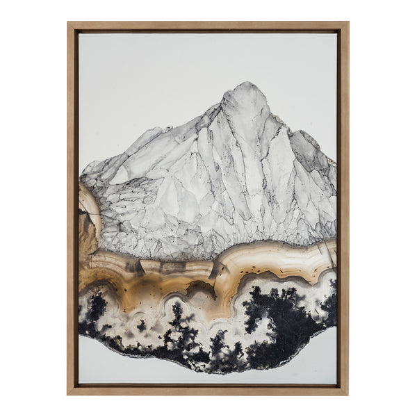 kate & laurel Sylvie Ancient History Framed Canvas by Emiko and Mark Franzen of F2Images
