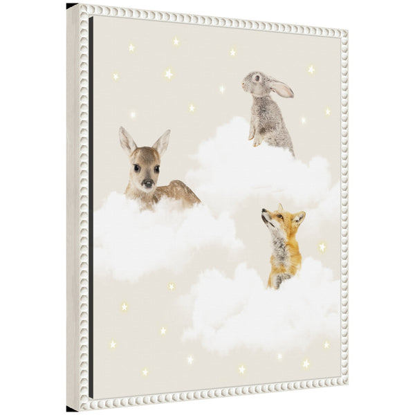 kate & laurel Sylvie Animal Clouds Framed Canvas by July Art Prints