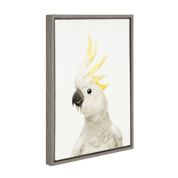 Kate & Laurel Sylvie Animal Studio Bird Framed Canvas By Amy Peterson Art Studio