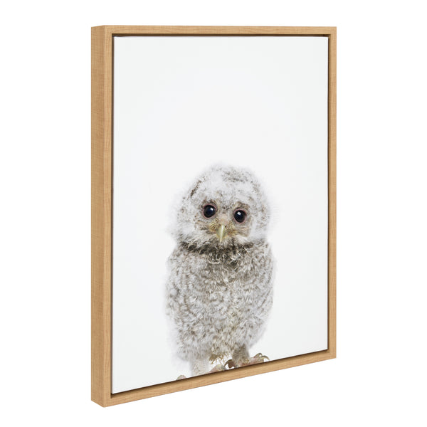 kate & laurel Sylvie Animal Studio Owl Framed Canvas by Amy Peterson Art Studio