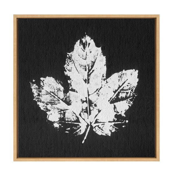 Kate & Laurel Sylvie Autumns End BW Framed Canvas By Mentoring Positives